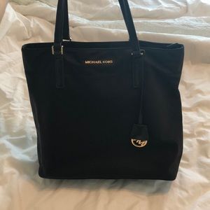 Michael Kors black tote purse